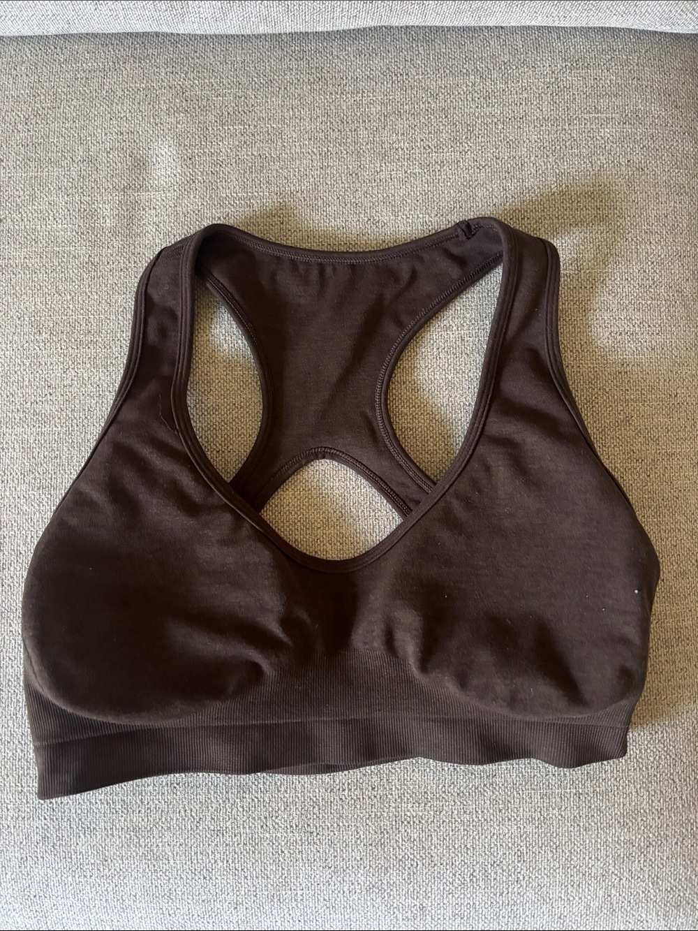Alphalete Seamless Racerback Sportsbra - Chocolate Brown